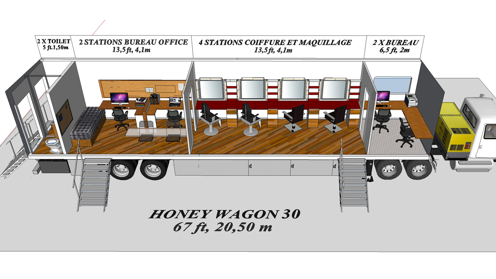 Honey Wagon 30 modèle 3D