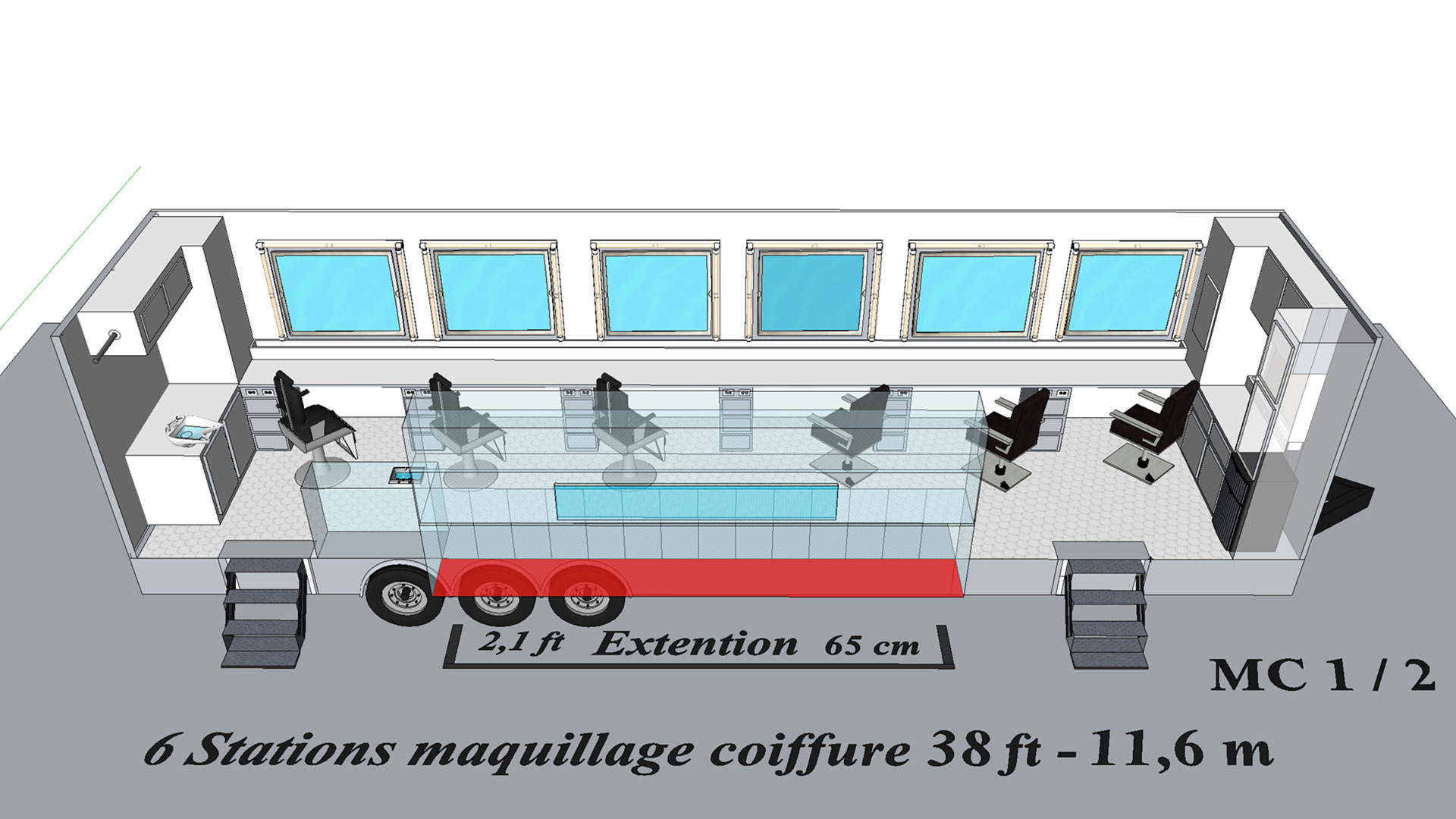 6 Stations MC1 modèle 3D