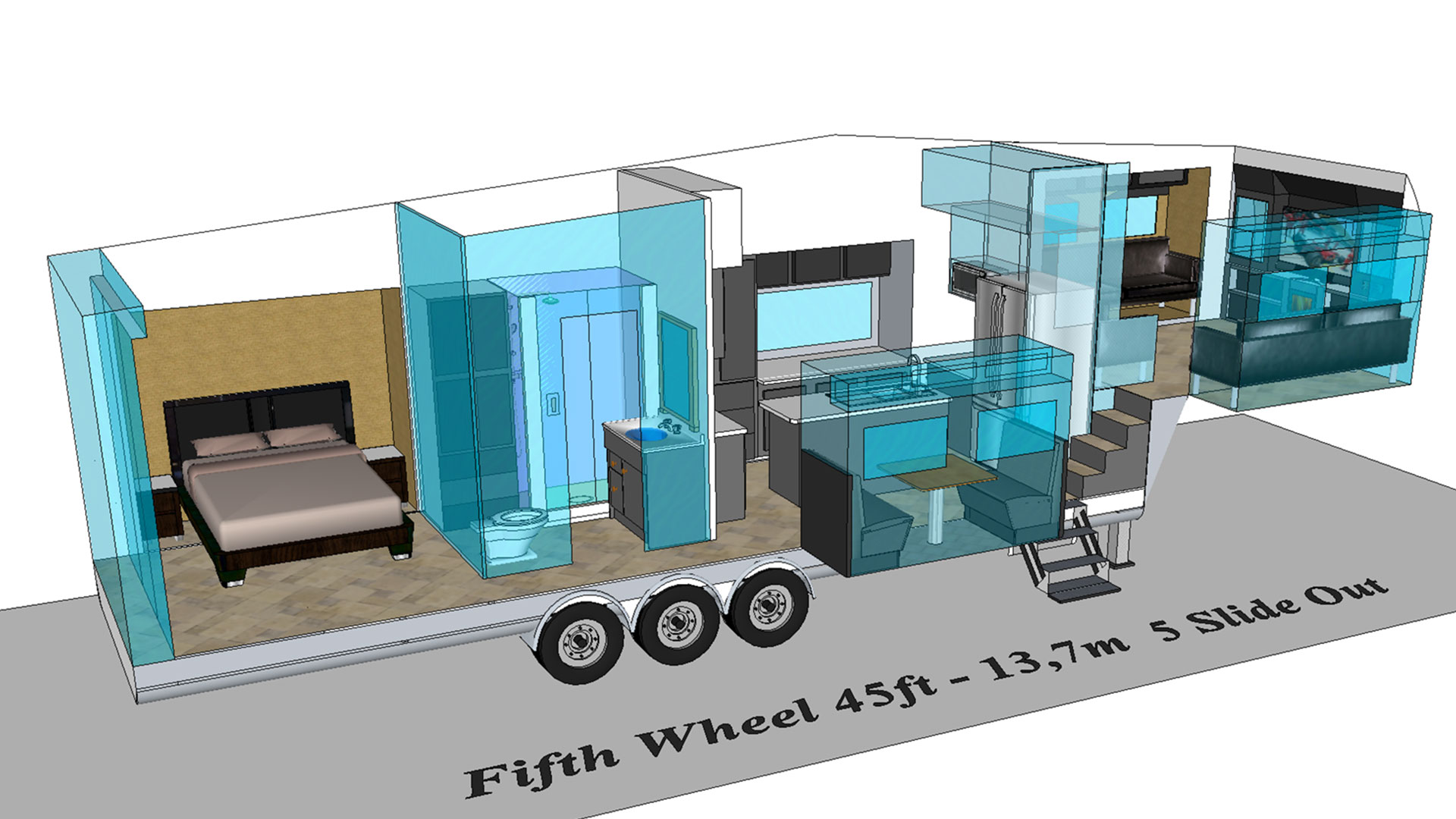Fifth Wheel VIP modèle 3D